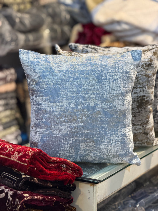 ✨ Set of 6 Cushion Covers – Double Side Use (One Side Jacquard, One Side Velvet) ✨