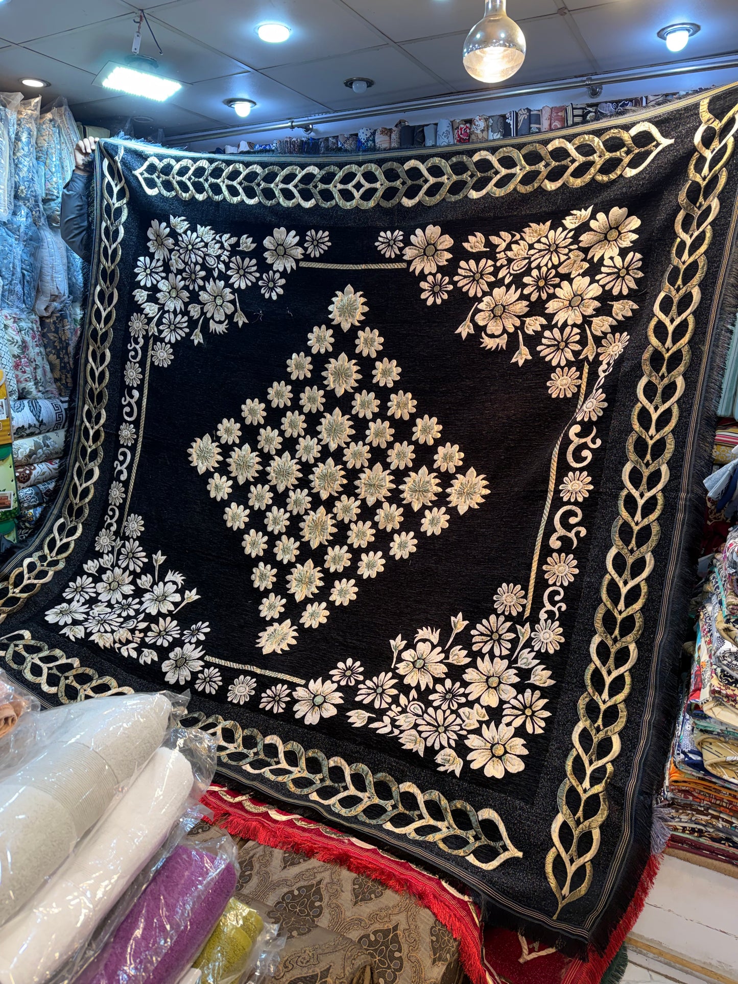 ✨ King Size 4 Piece Bed Sheet Set – Premium jaikart Velvet Fabric ✨