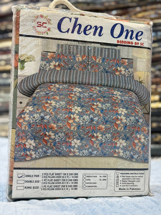 Cotton bedsheets-Single&Double bed