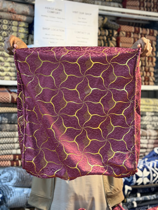 ✨ Wooden Sofa Loose Cover – 10 Cushion Set ✨