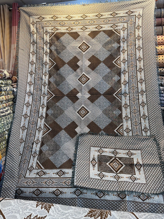 ✨ Premium Gultex Bedsheet Set – 2 Single + 1 Double (Easy Washable) ✨