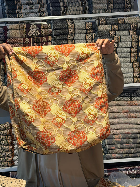 ✨ Wooden Sofa Loose Cover – 10 Cushion Set ✨