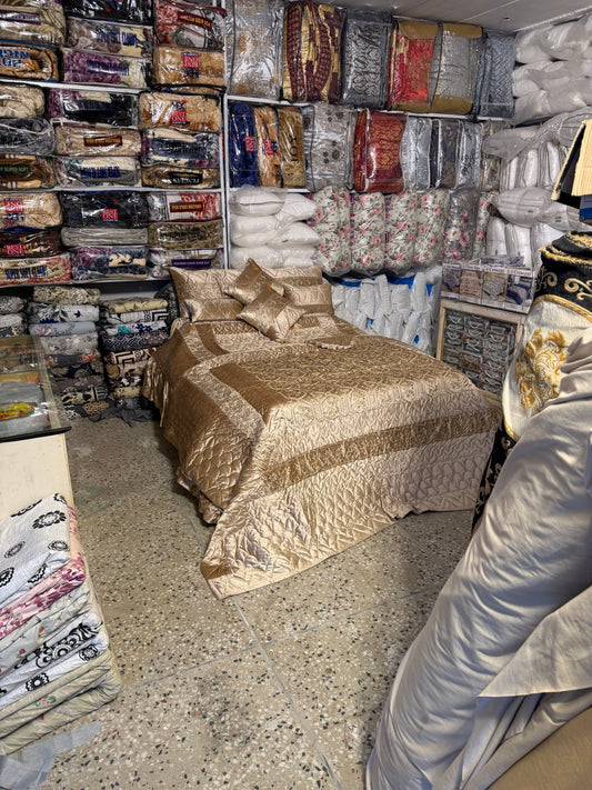 ✨ 9 Piece Bridal Bed Set – Premium Collection (Shangai & Velvet Fabric) ✨